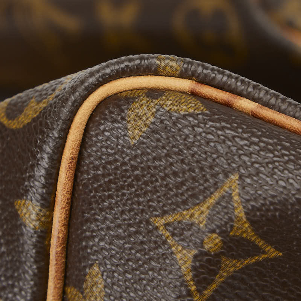 LOUIS VUITTON Brown Monogram Leather Keepall 50 Boston Bag - Picture 7 of 16